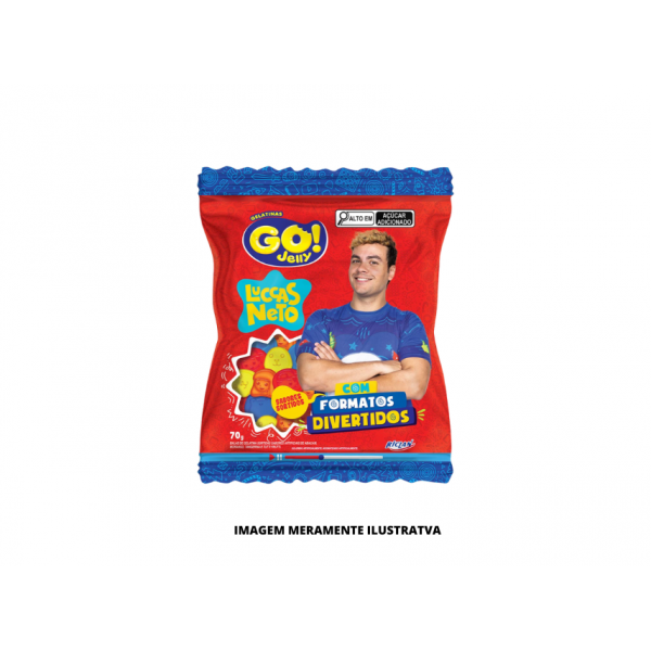 BALA - RICLAN - 70g GEL GO JELLY LUCCAS NETO SORT